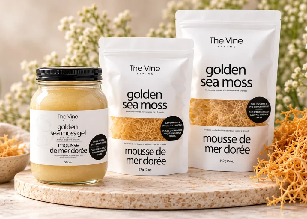 Golden Sea Moss Wellness Collection
